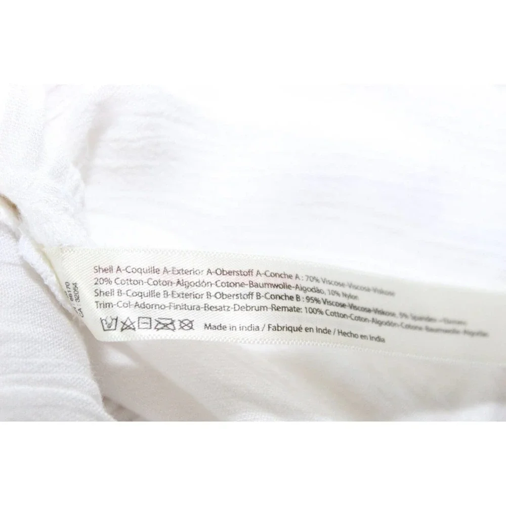 FP One Free People Adella Lace Sheer Slip Dress White Women's Size XS H14119 - Picture 7 of 13